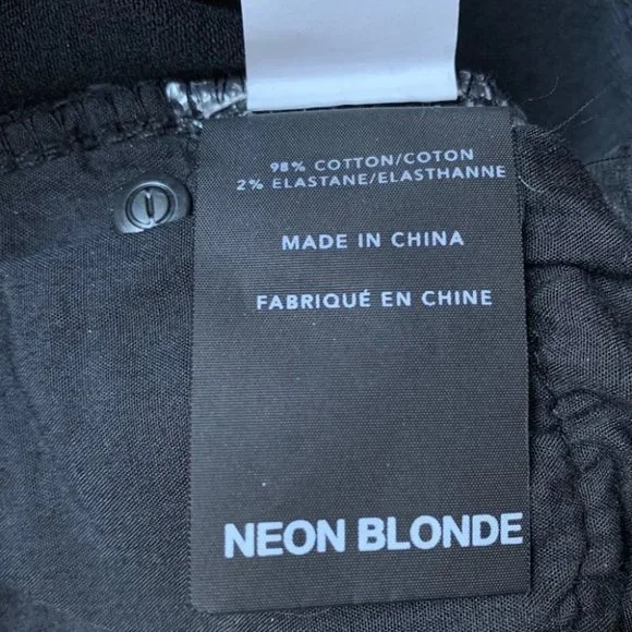 NEON BLONDE Blondie Black Magic Skinny Jeans Distressed Denim - Picture 9 of 14